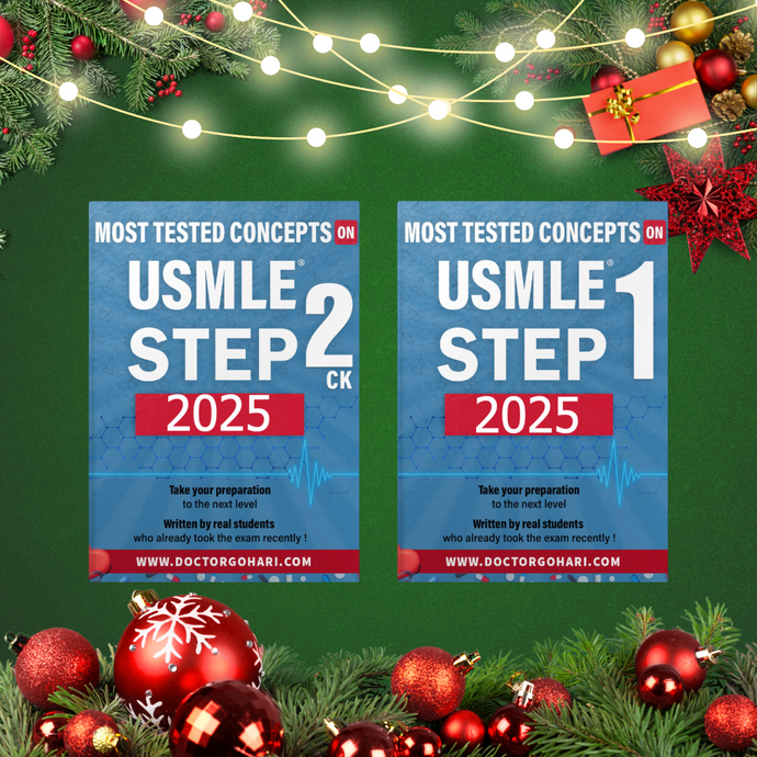 Most tested concepts on USMLE exams 2025