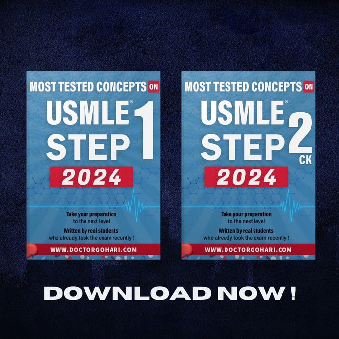 Most tested concepts on USMLE exams 2024