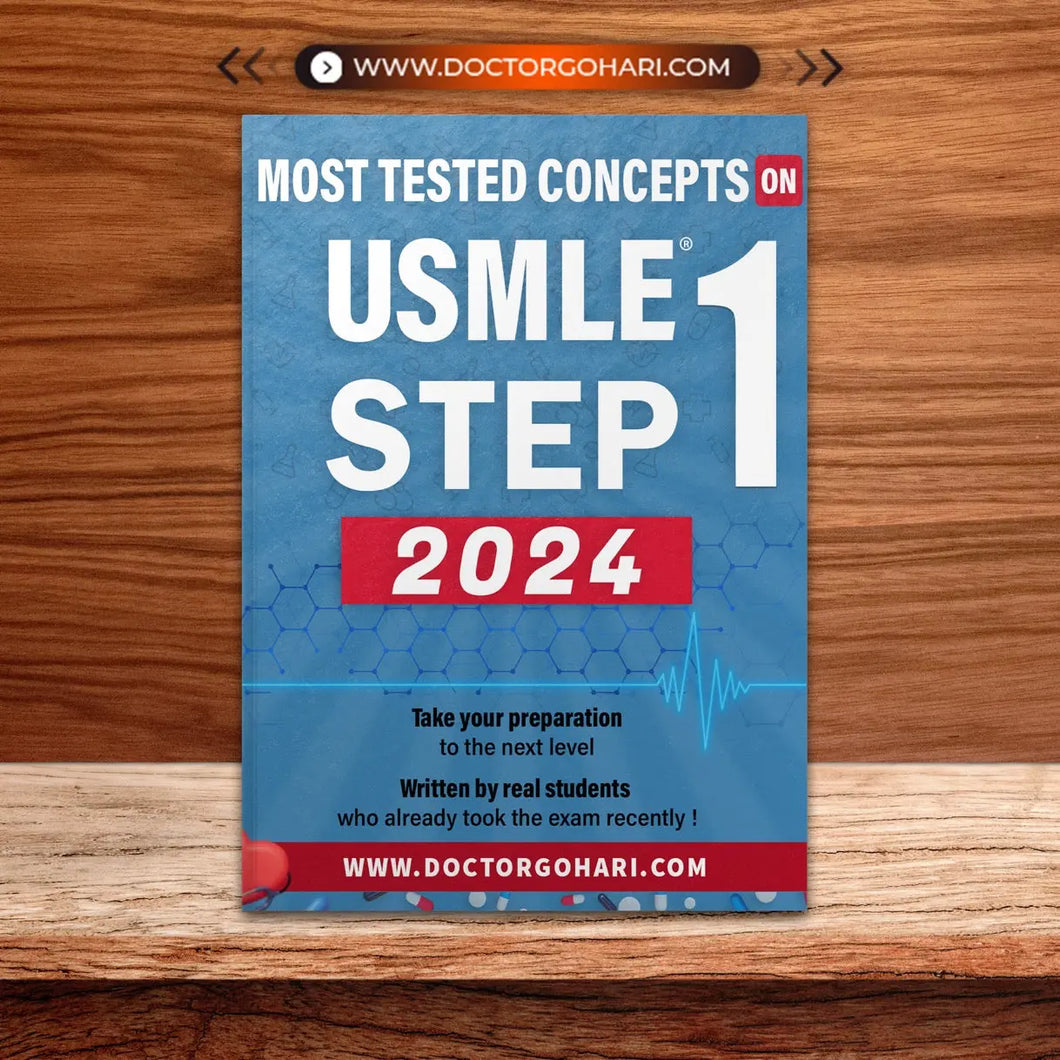 Most tested concepts on USMLE step 1 - 2024 Doctor Gohari
