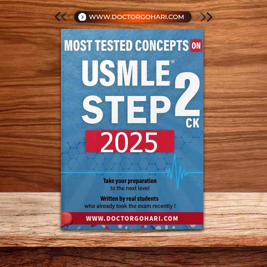 Most tested concepts on USMLE step 2 CK - 2025